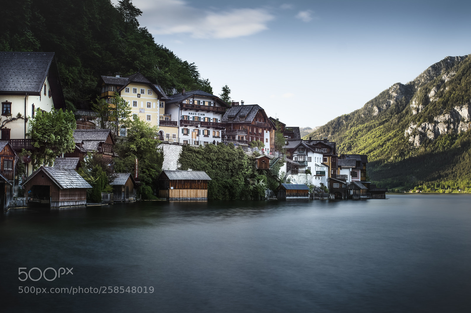 Nikon D7100 sample photo. Hallstatt houses photography