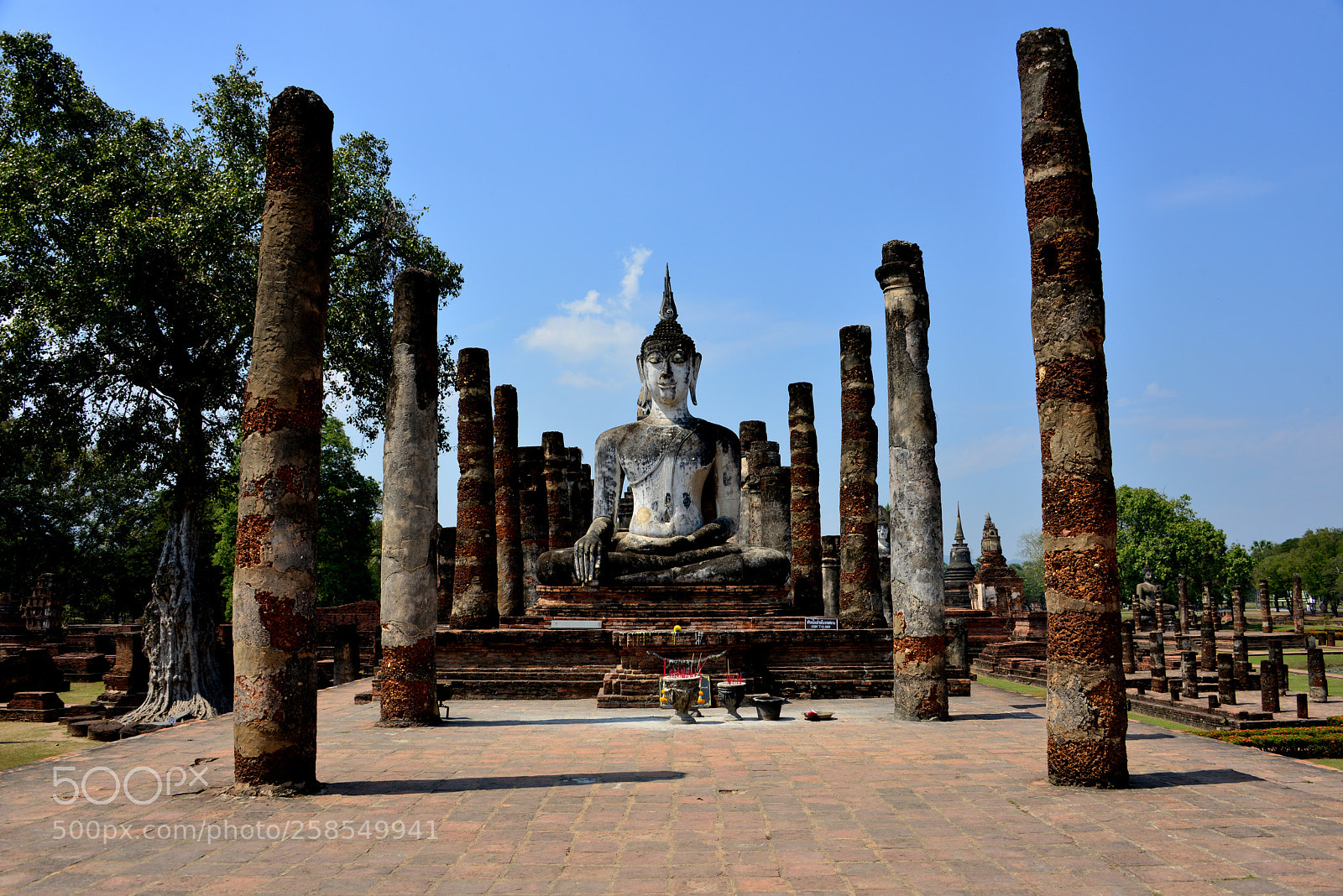 Nikon D800 sample photo. Wat mahathat photography