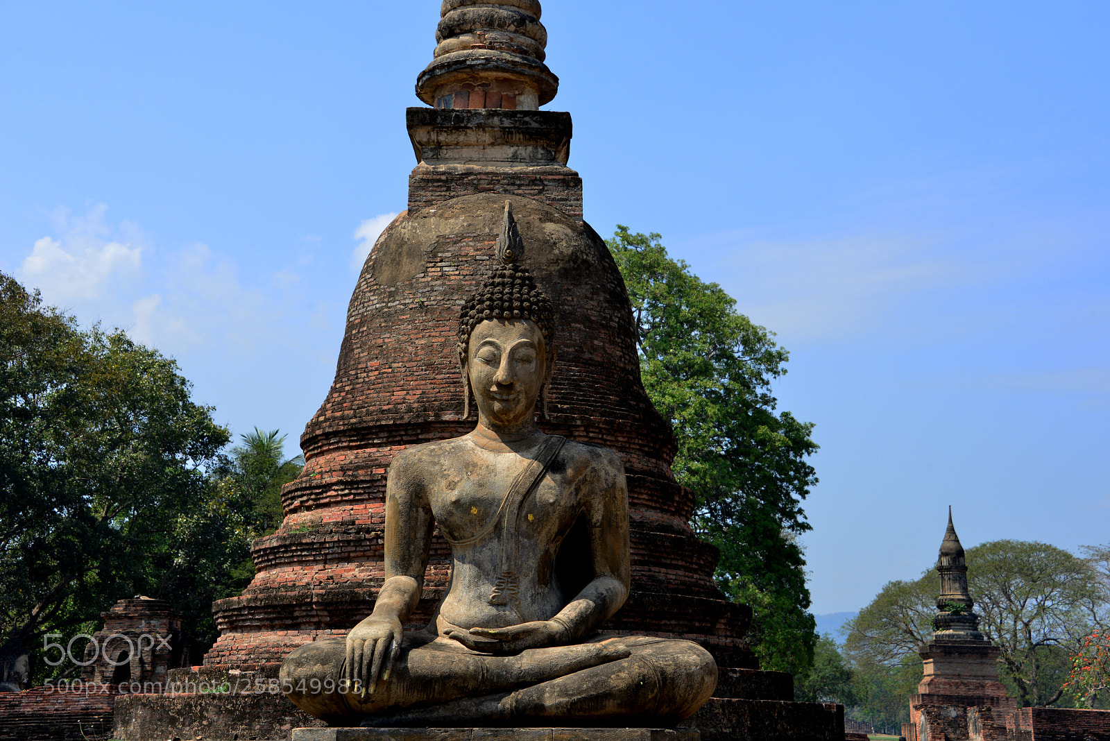 Nikon D800 sample photo. Wat mahathat photography