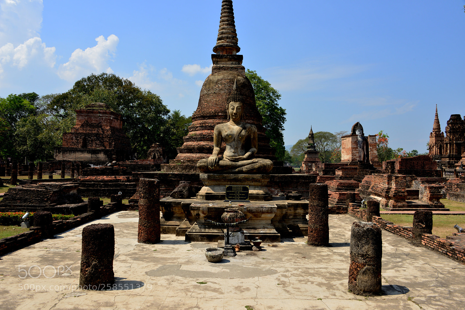 Nikon D800 sample photo. Wat mahathat photography