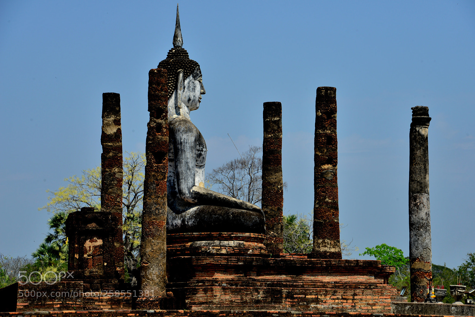 Nikon D800 sample photo. Wat mahathat photography