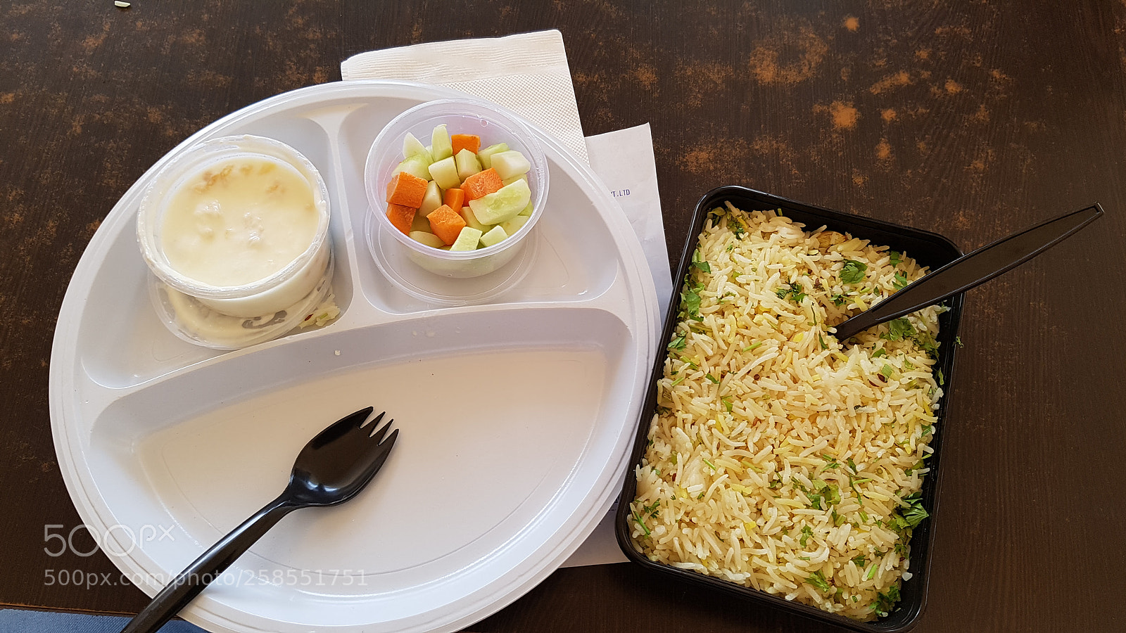 Samsung Galaxy S7 sample photo. Curd and biryani photography