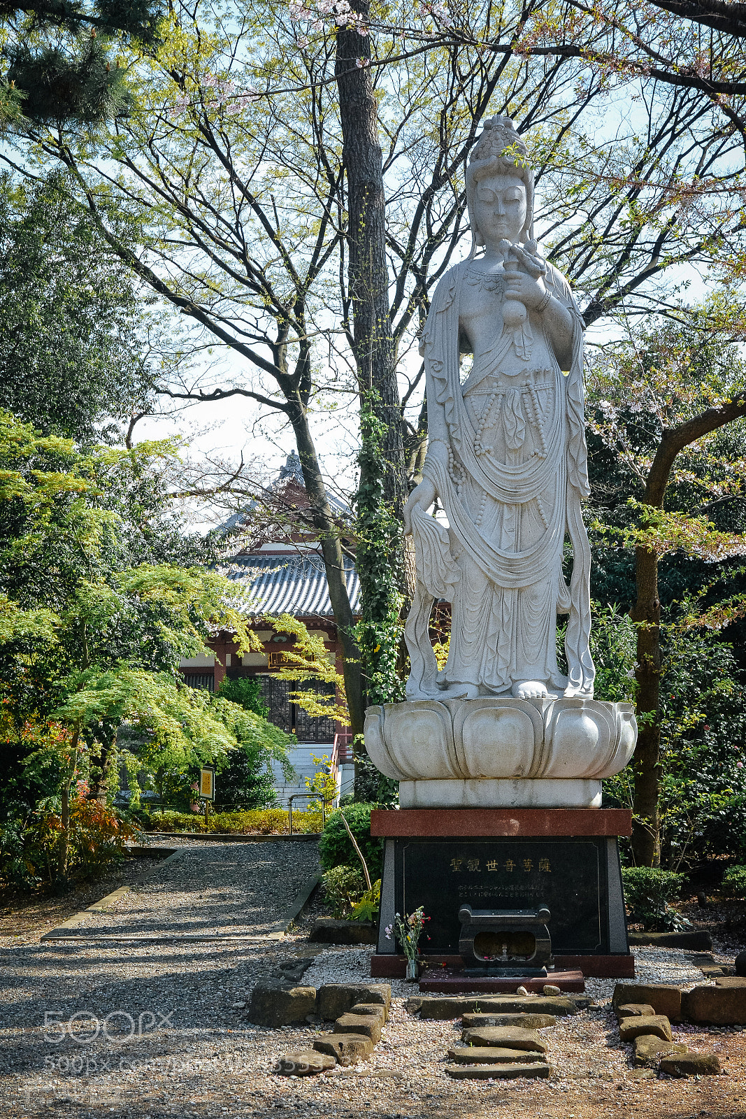 Nikon D7100 sample photo. Shrine statue photography