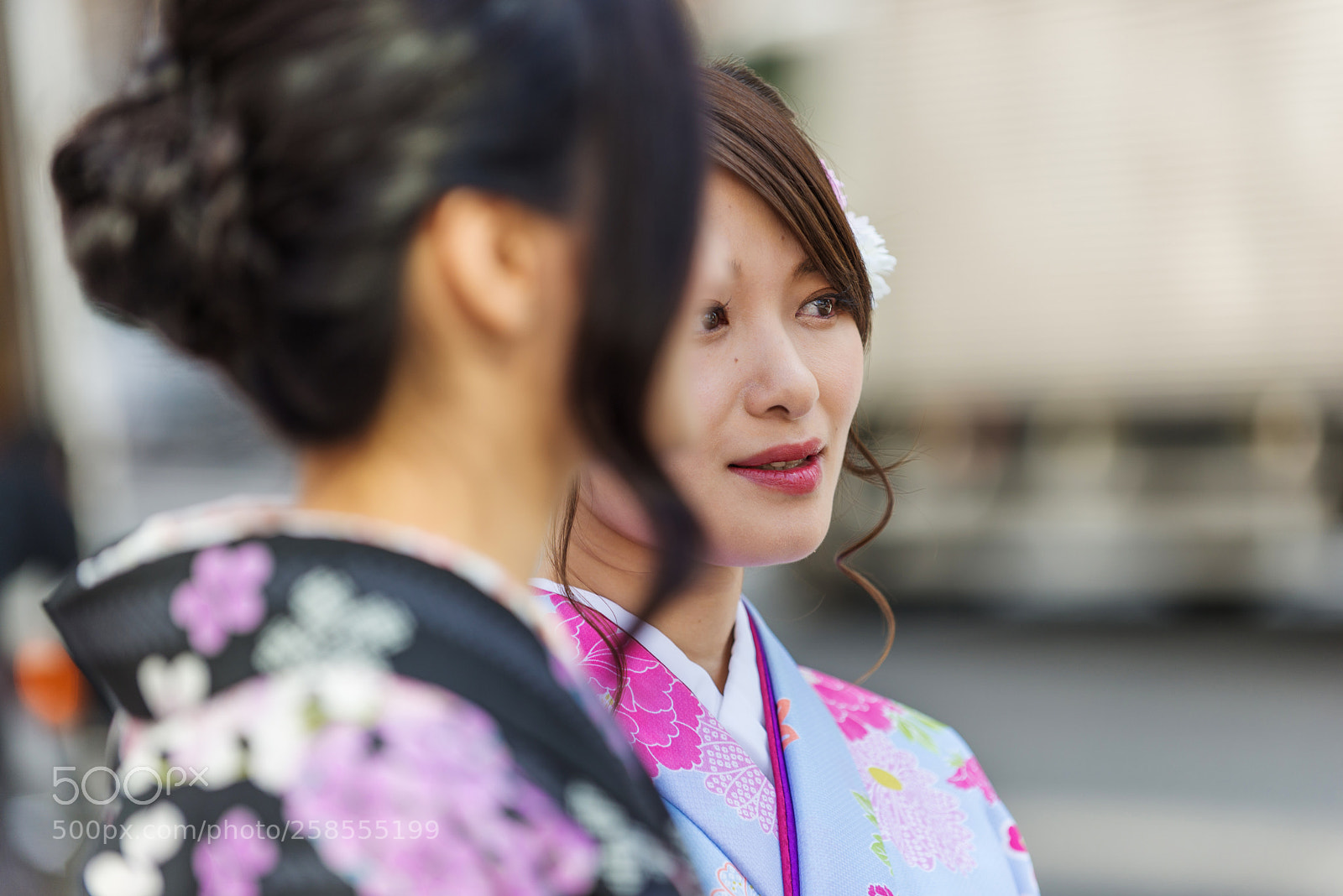 Nikon D610 sample photo. Japanese women with kimono photography