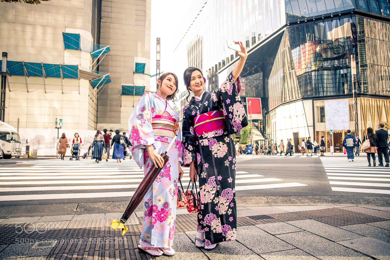 Nikon D610 sample photo. Japanese women with kimono photography