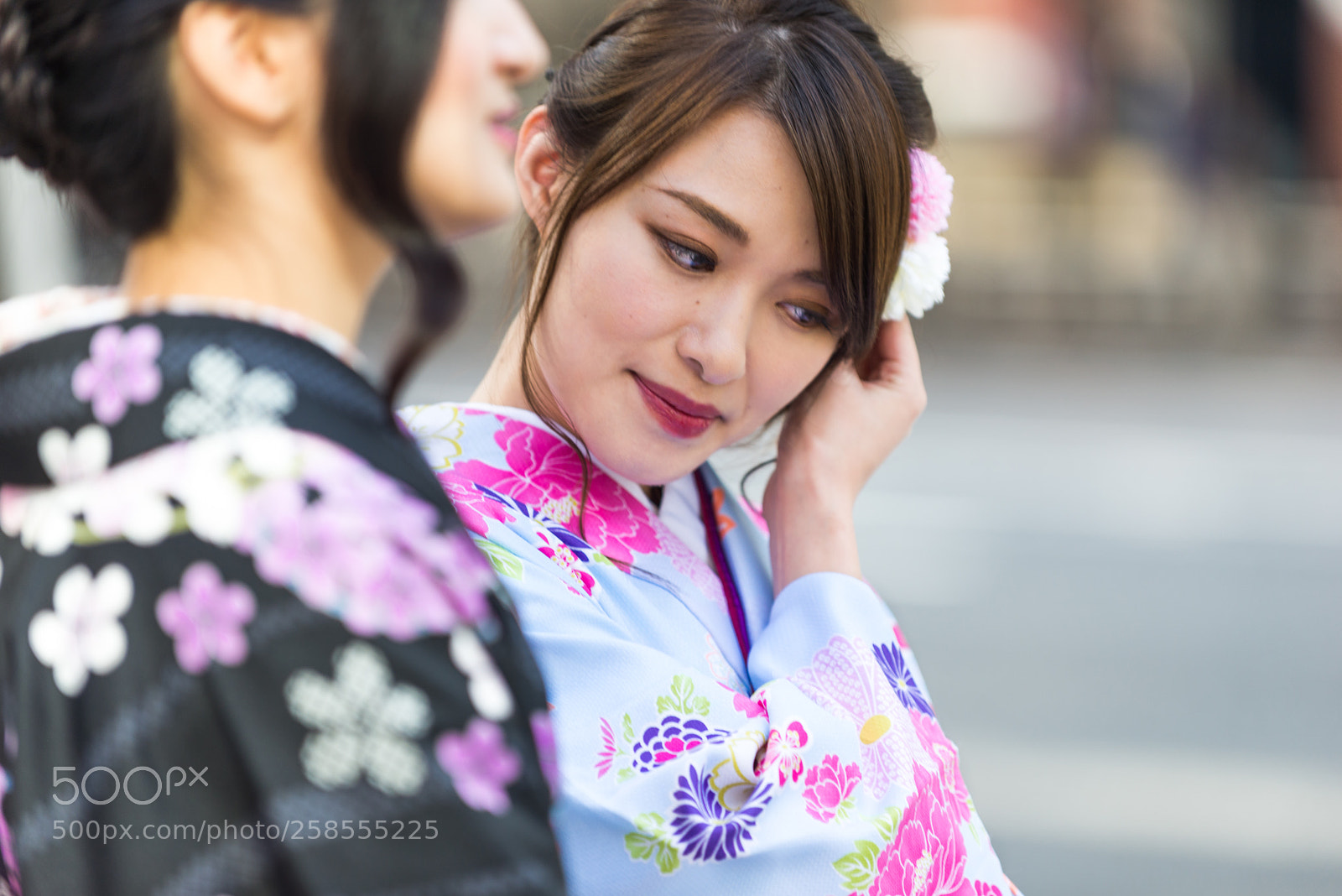 Nikon D610 sample photo. Japanese women with kimono photography