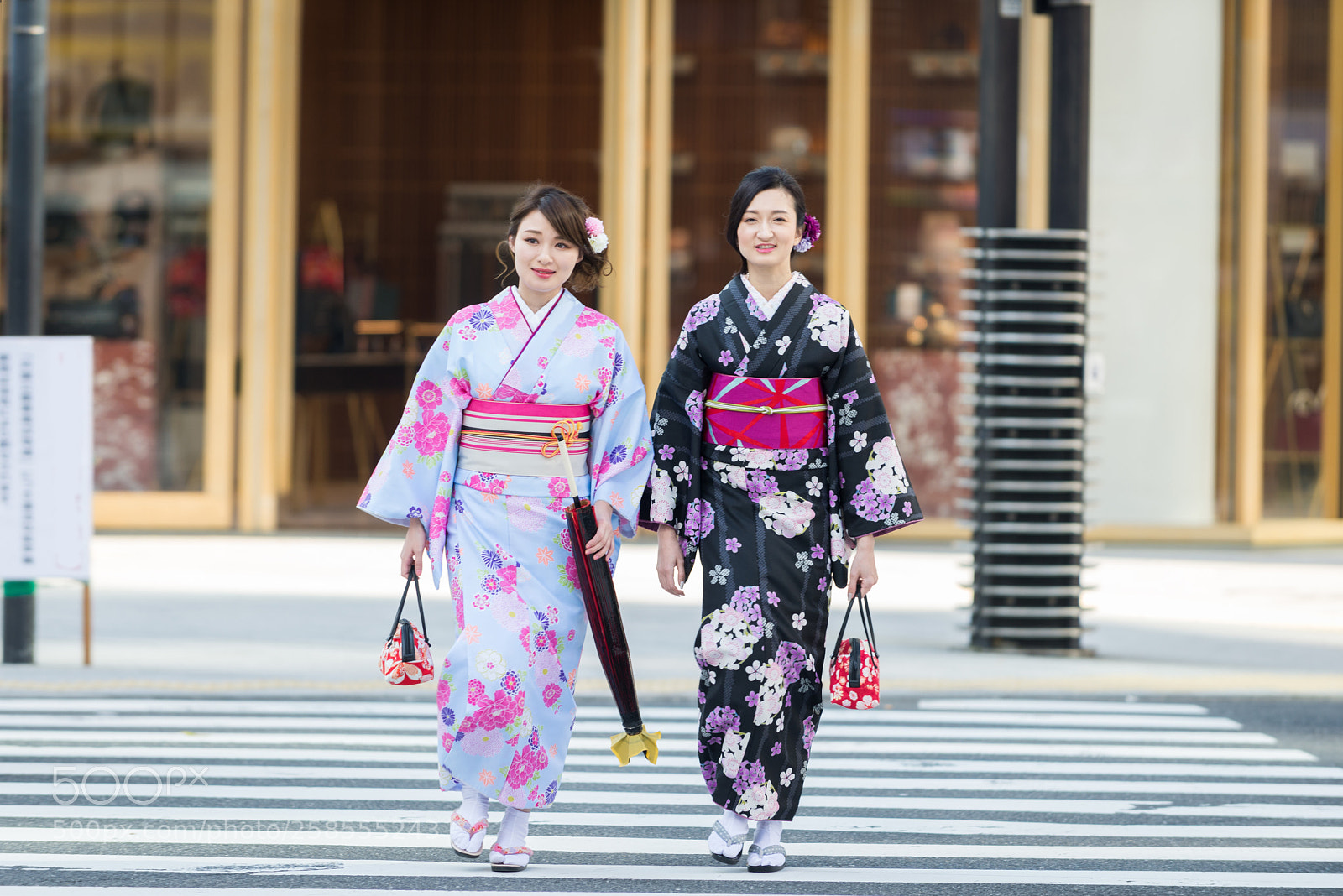 Nikon D610 sample photo. Japanese women with kimono photography