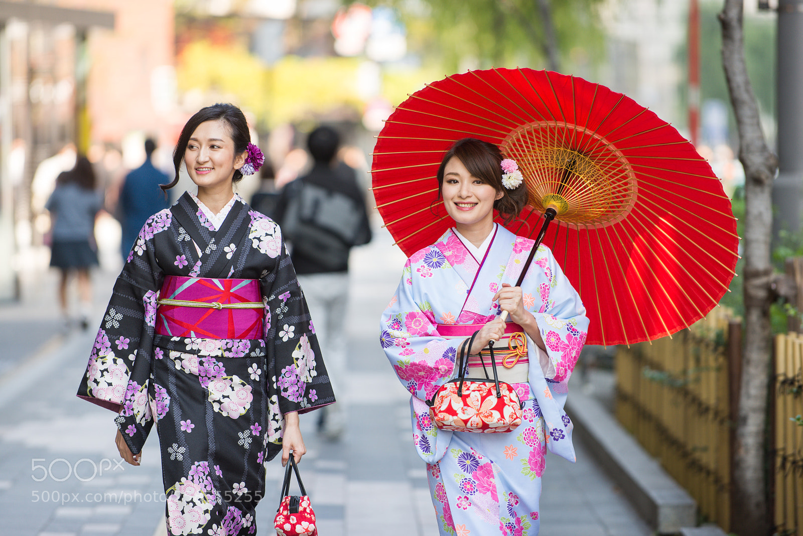 Nikon D610 sample photo. Japanese women with kimono photography