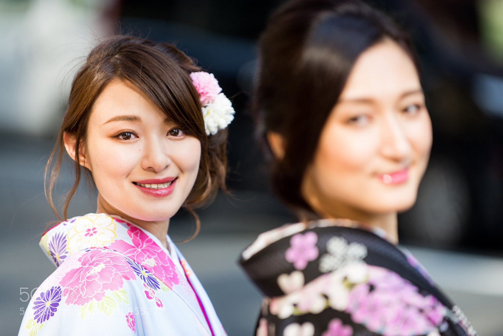 Nikon D610 sample photo. Japanese women with kimono photography