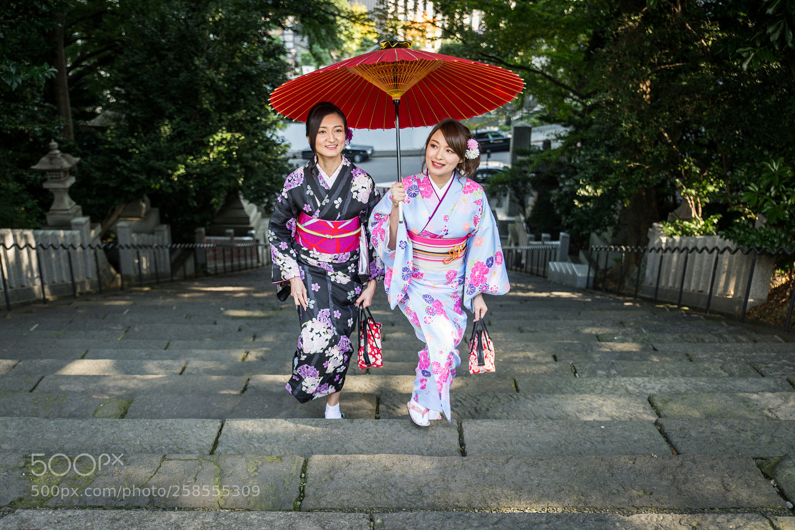 Nikon D610 sample photo. Japanese women with kimono photography