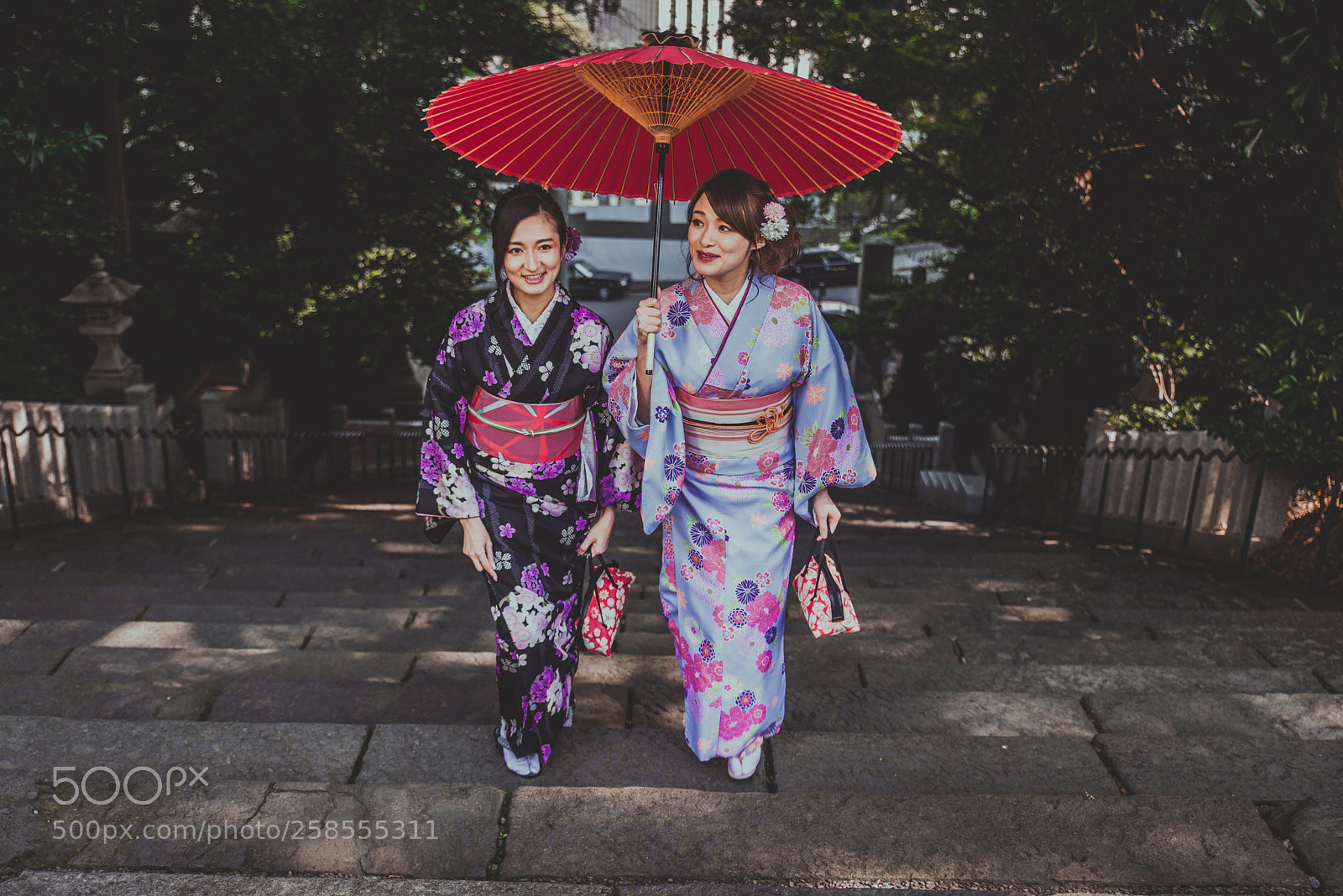 Nikon D610 sample photo. Japanese women with kimono photography