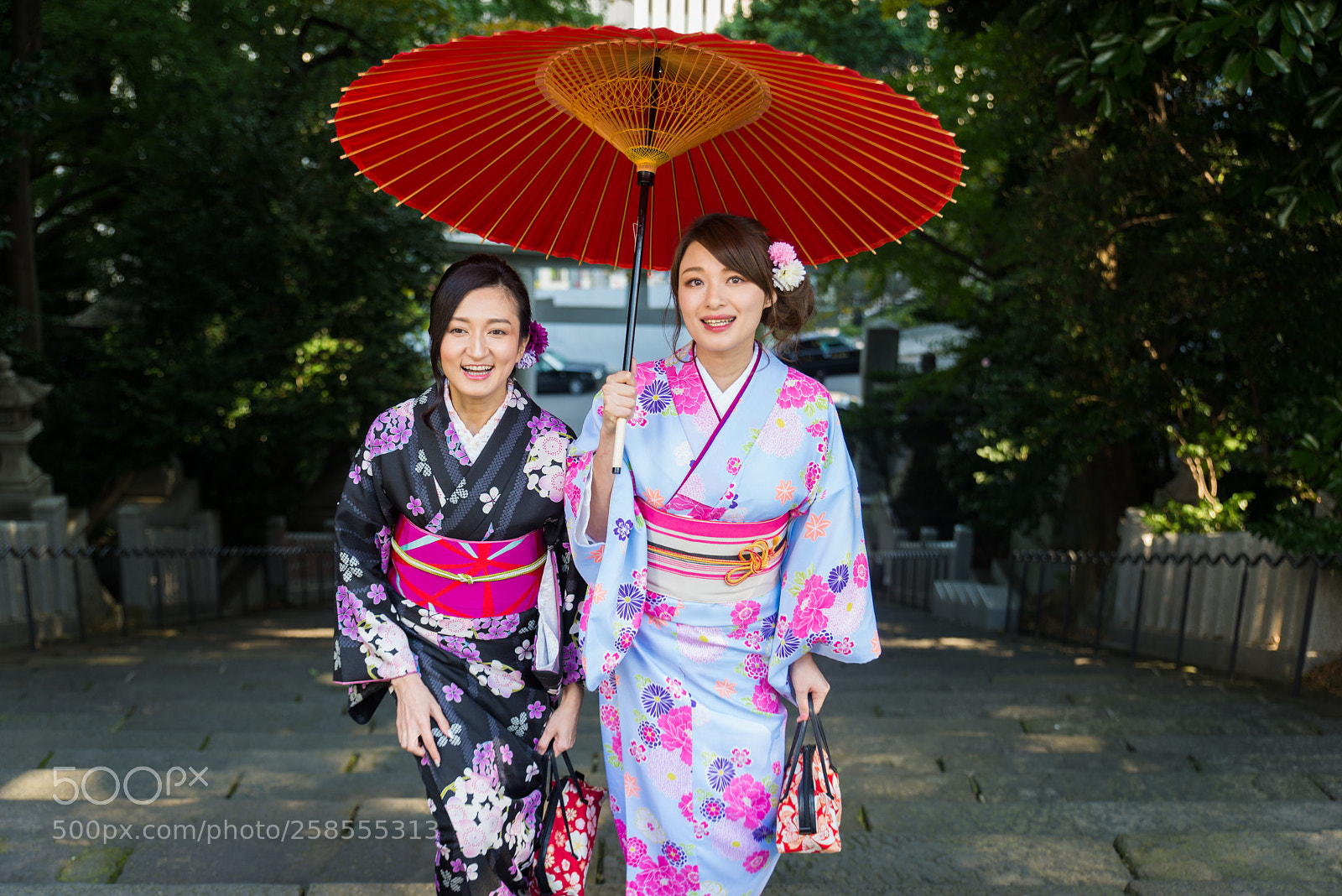 Nikon D610 sample photo. Japanese women with kimono photography