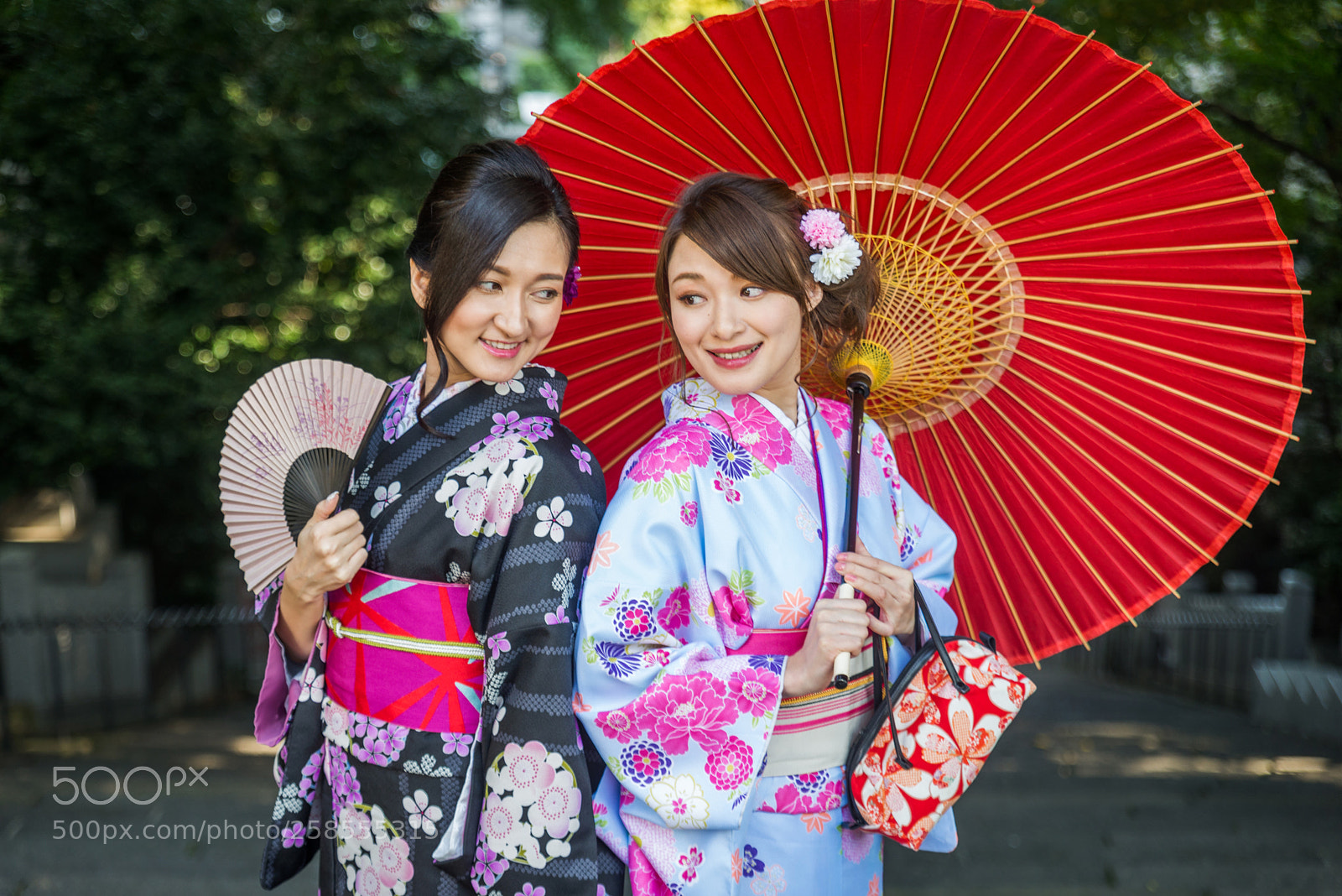 Nikon D610 sample photo. Japanese women with kimono photography