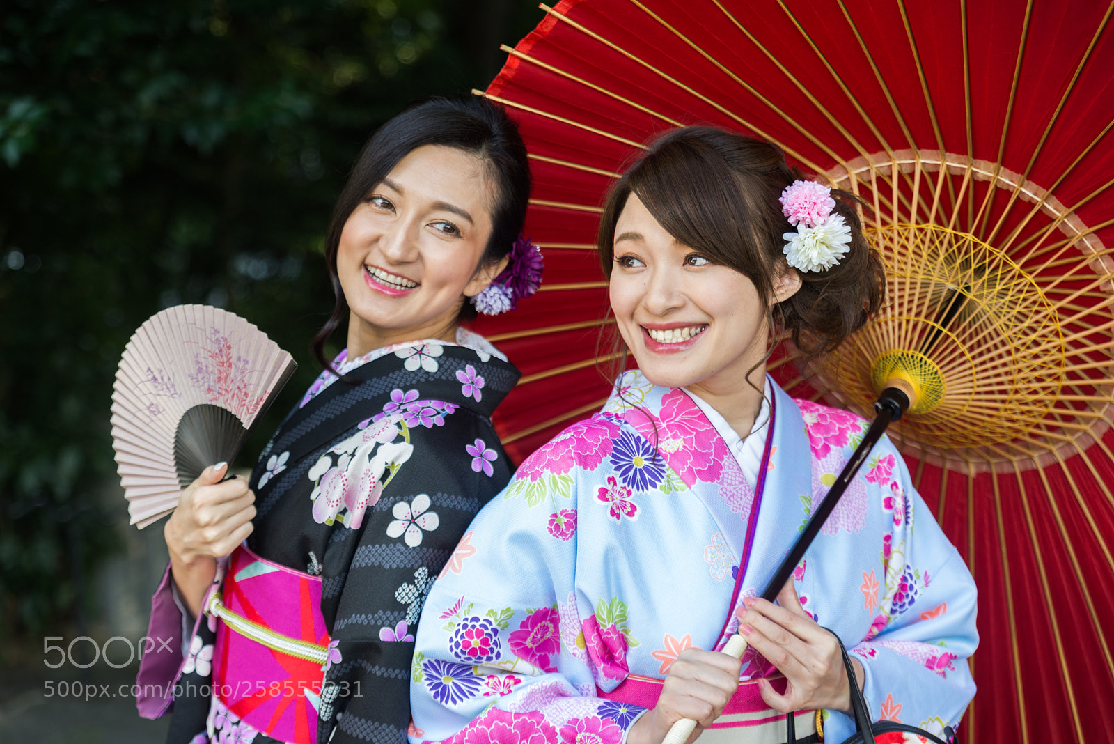 Nikon D610 sample photo. Japanese women with kimono photography