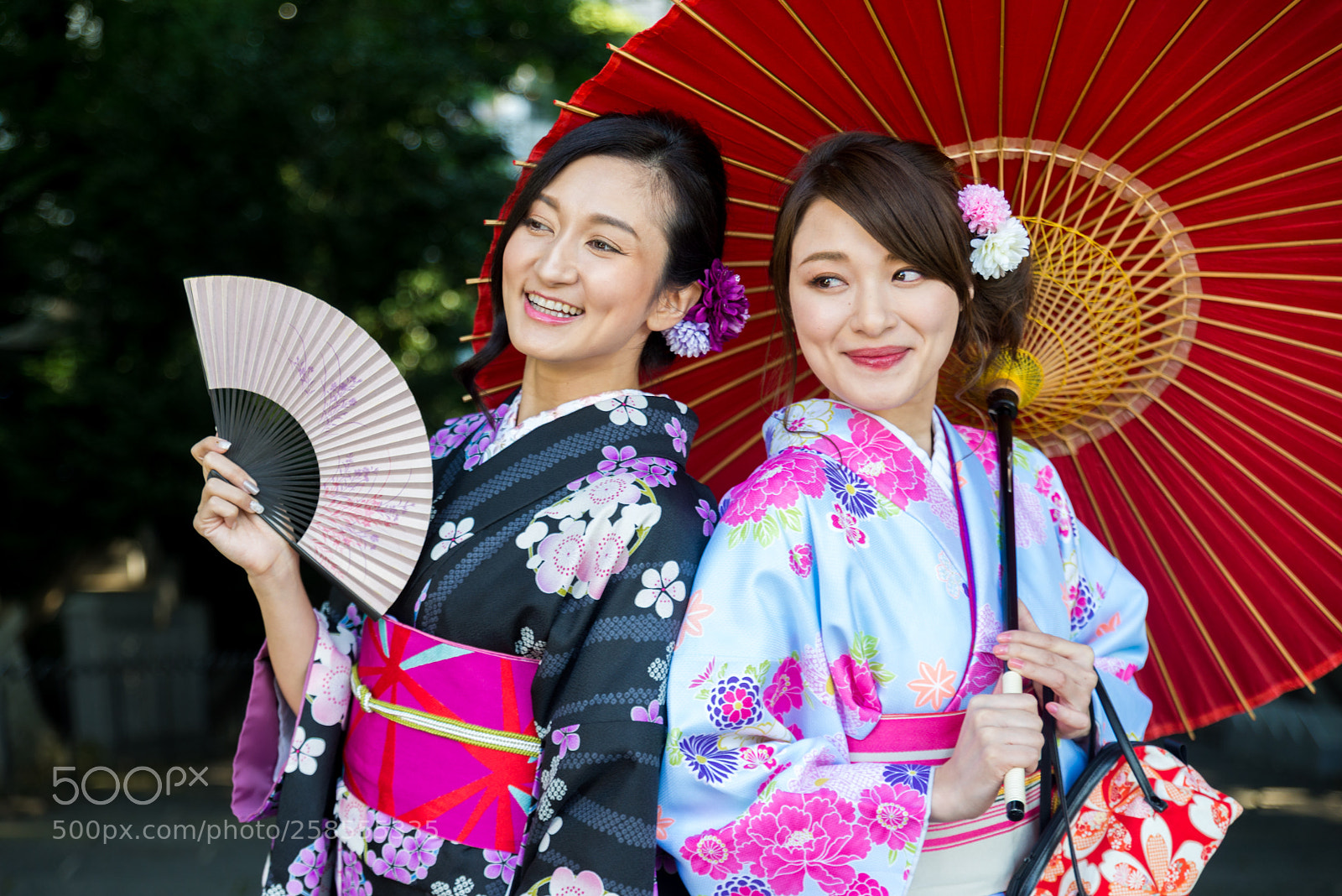 Nikon D610 sample photo. Japanese women with kimono photography
