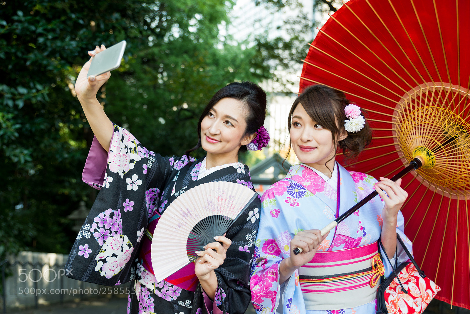 Nikon D610 sample photo. Japanese women with kimono photography