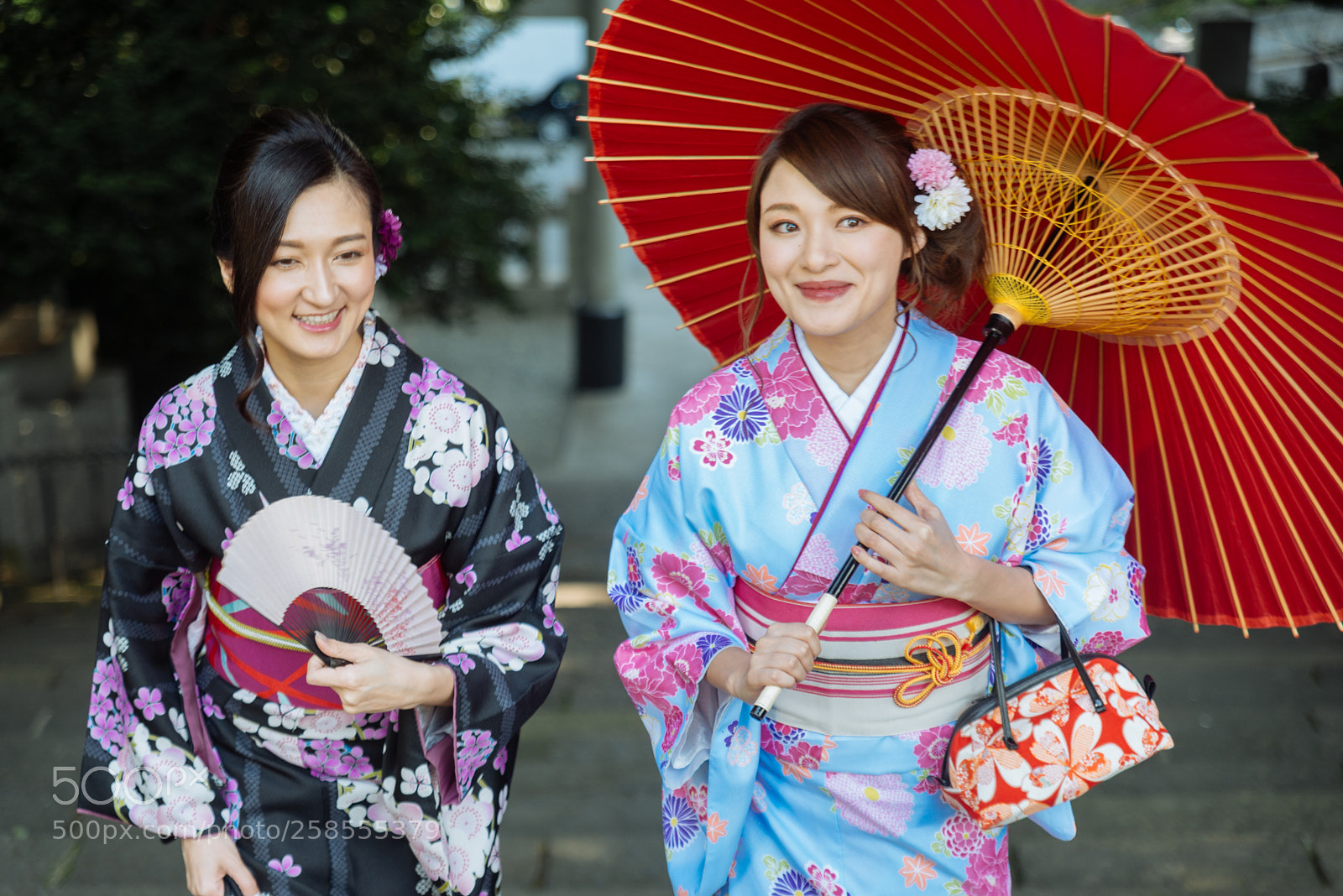 Nikon D610 sample photo. Japanese women with kimono photography
