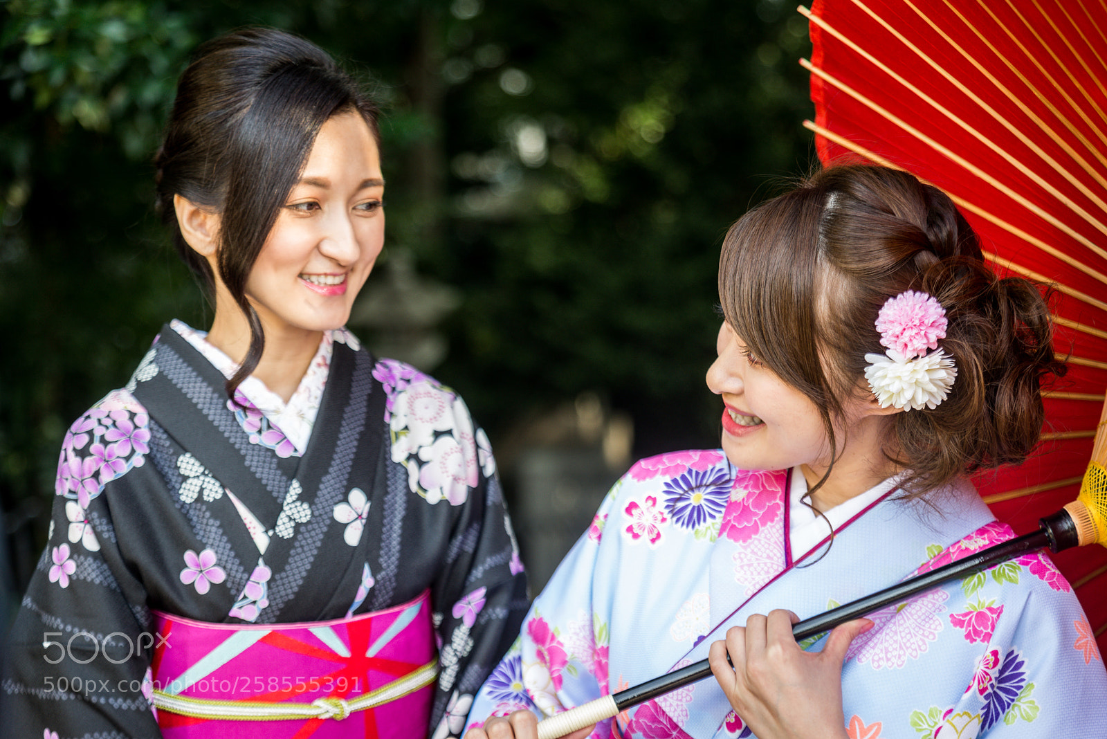 Nikon D610 sample photo. Japanese women with kimono photography