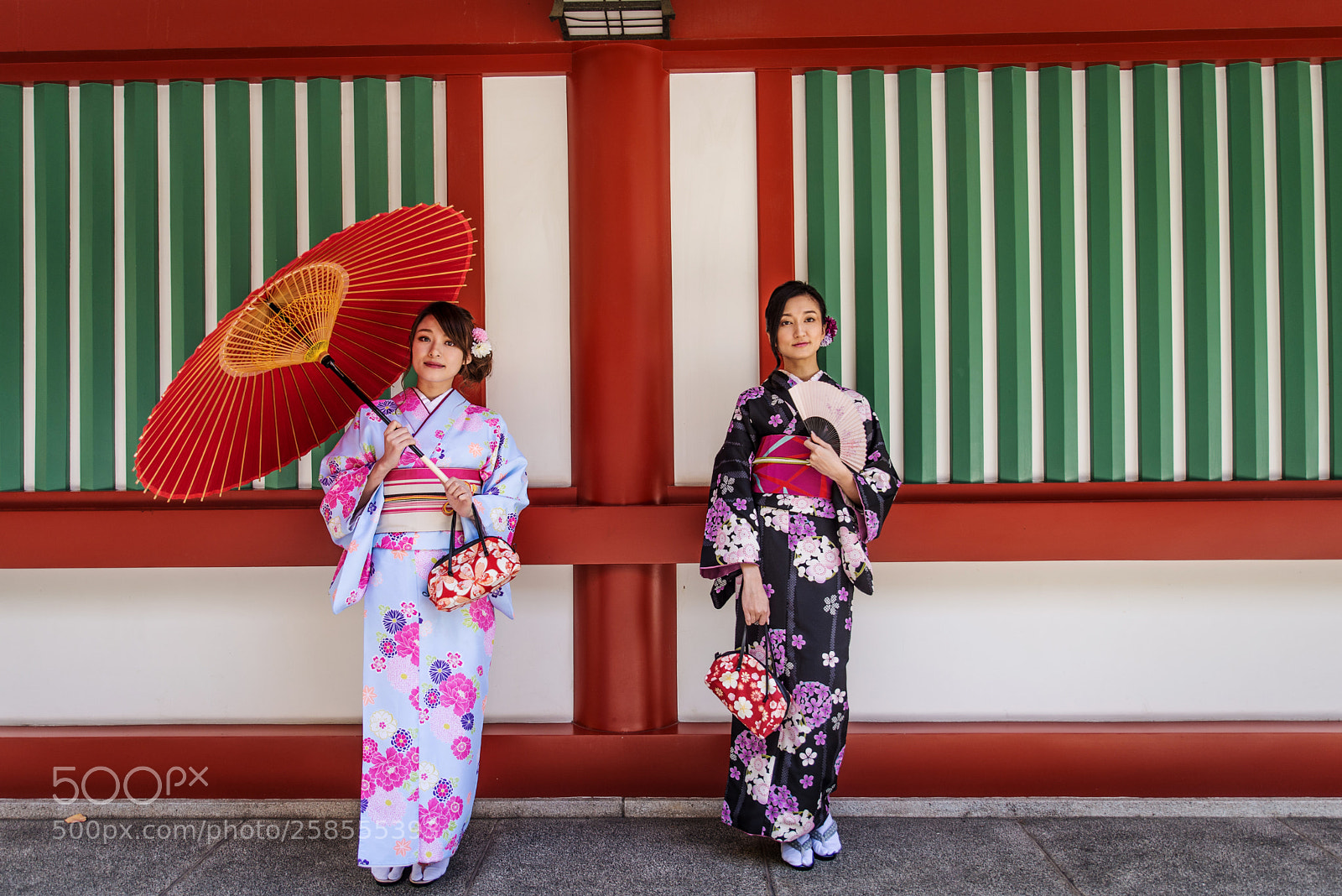 Nikon D610 sample photo. Japanese women with kimono photography