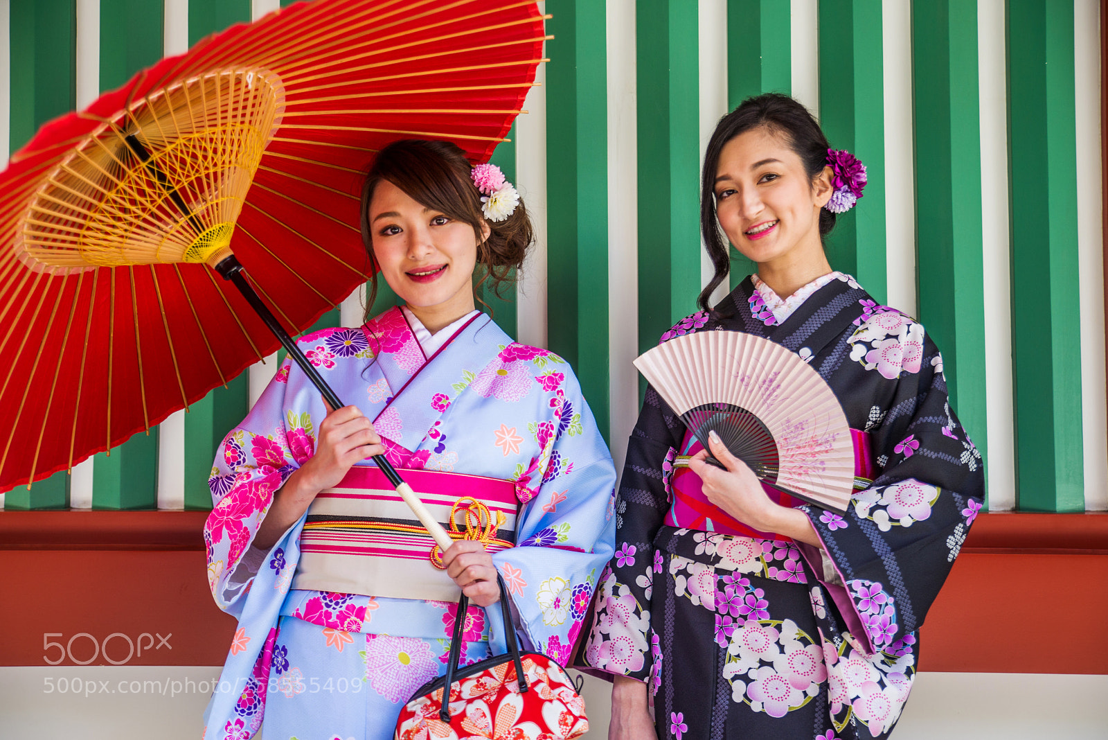 Nikon D610 sample photo. Japanese women with kimono photography