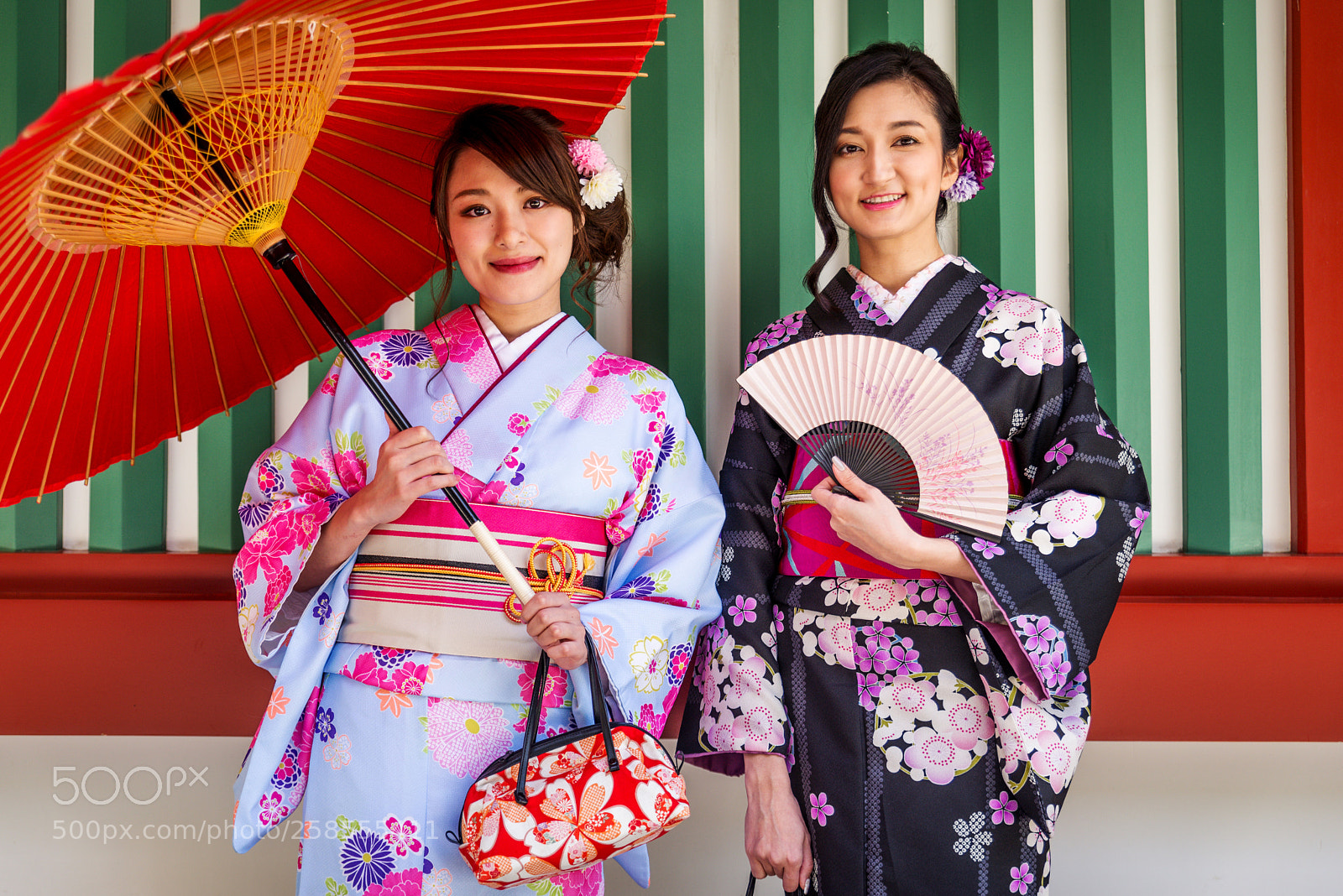Nikon D610 sample photo. Japanese women with kimono photography