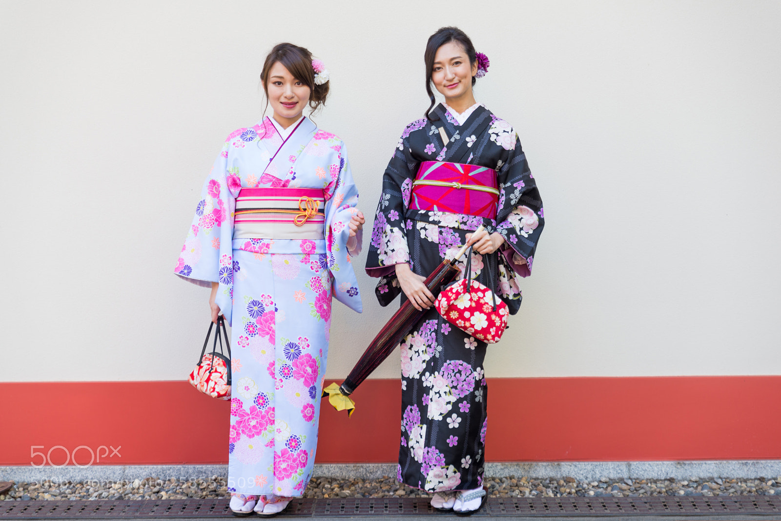 Nikon D610 sample photo. Japanese women with kimono photography