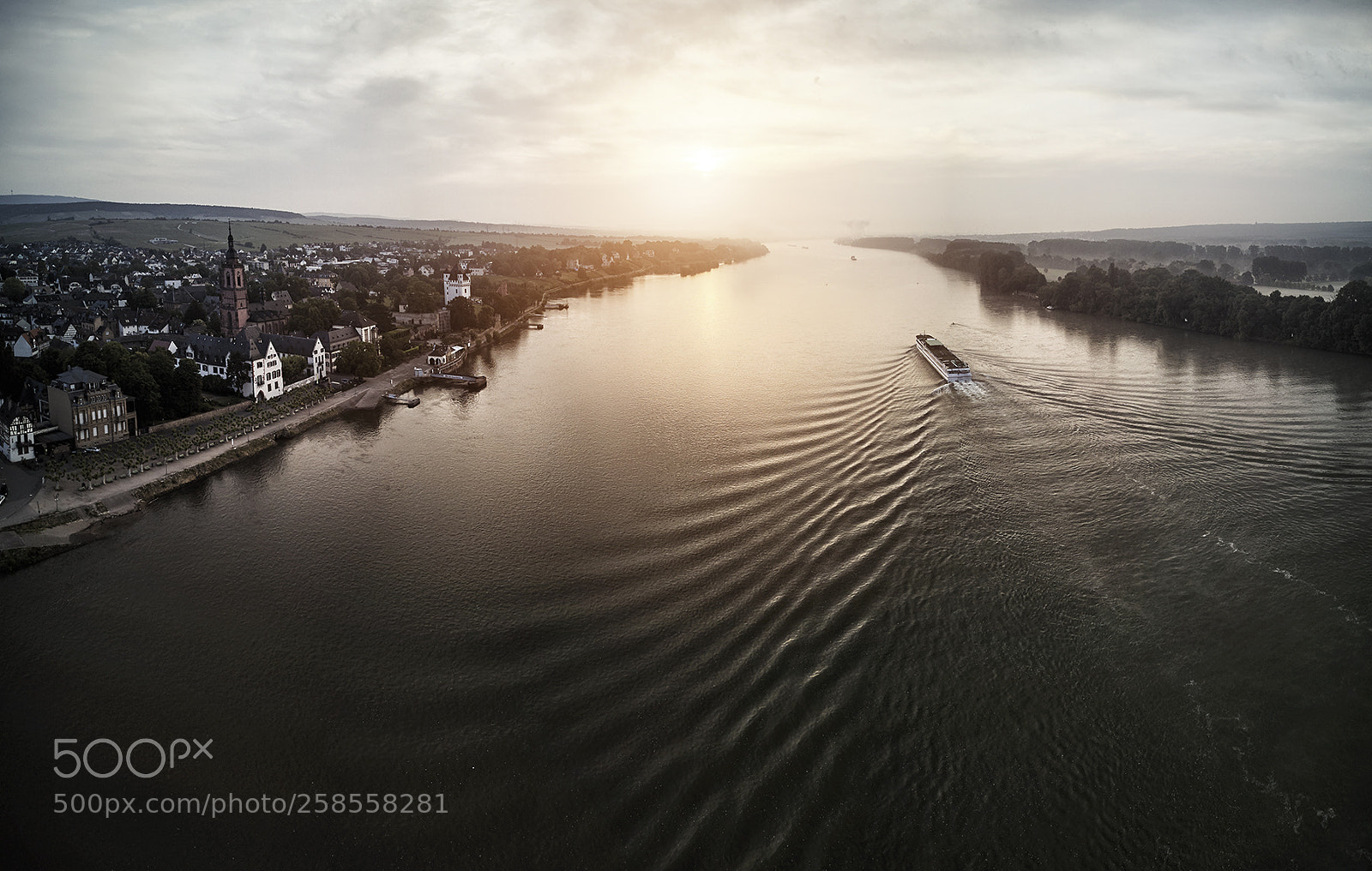DJI FC220 sample photo. ---sunrise eltville--- photography