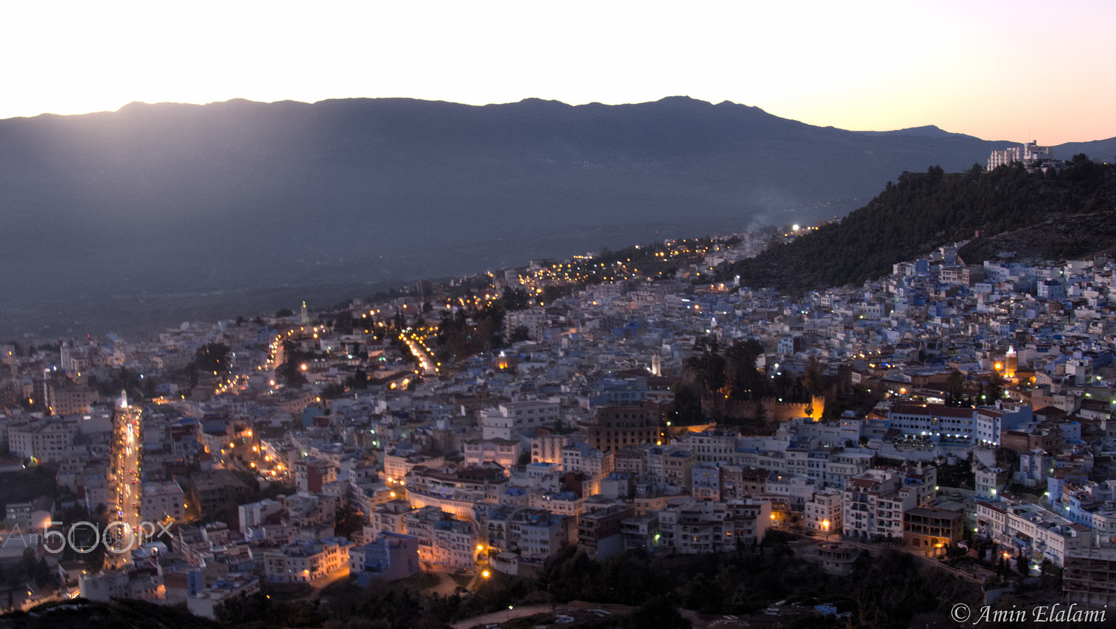 Leica V-Lux (Typ 114) sample photo. Chefchaouen panoramic view photography