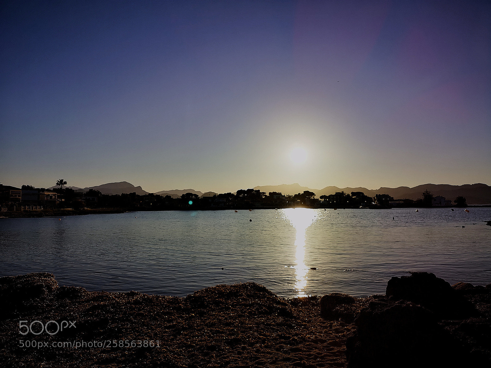 HUAWEI CLT-L09 sample photo. Sundown puerto alcudia photography