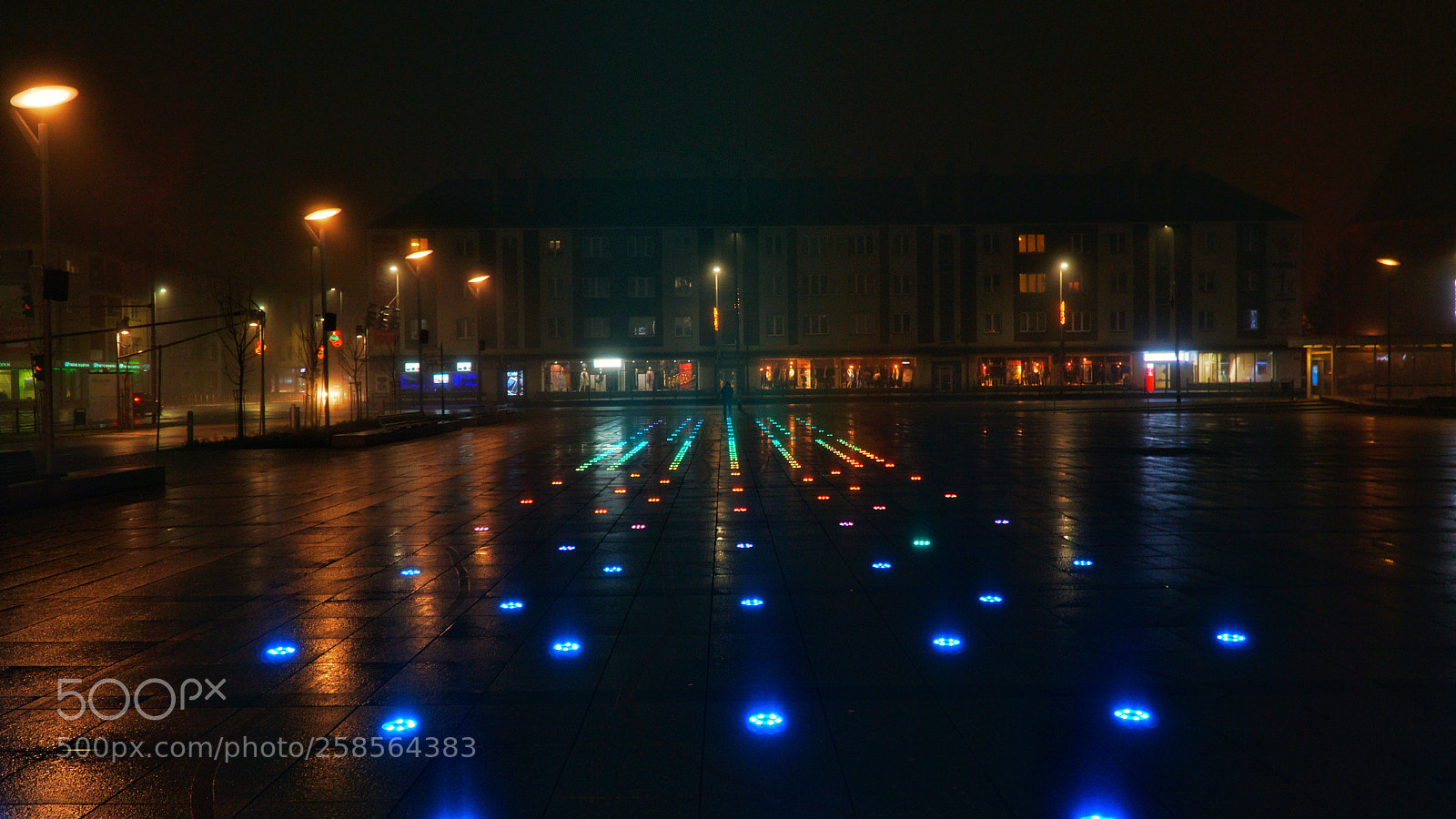 Sony a6000 sample photo. Night city light photography
