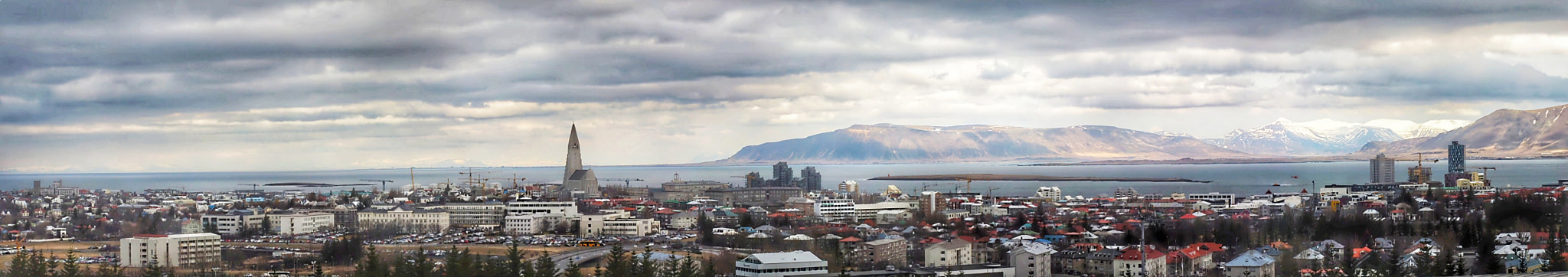 Olympus PEN E-PL7 sample photo. Reykjavik skyline photography
