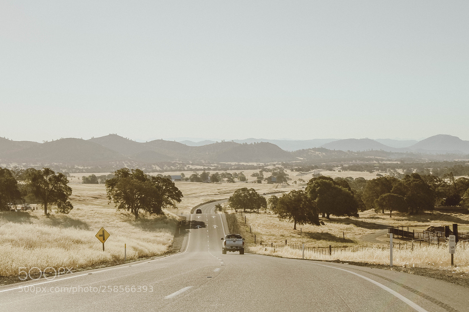 Canon EOS 7D sample photo. Sunrise on the highway photography