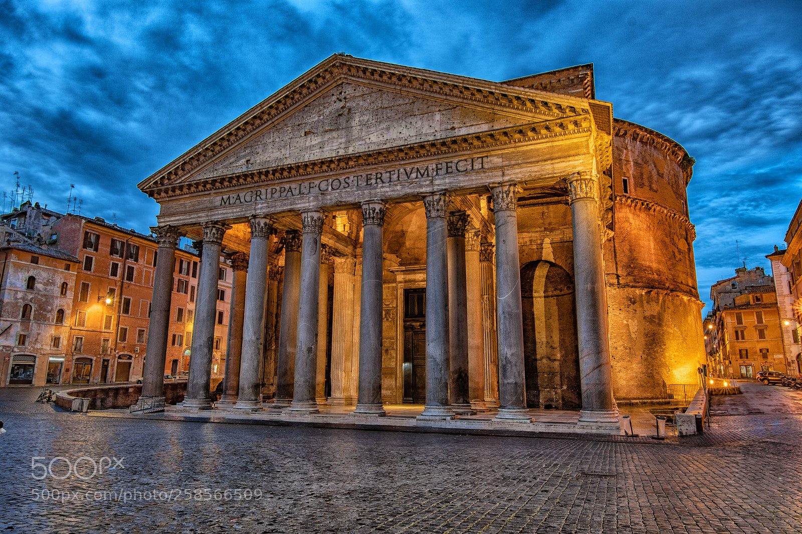 Nikon D500 sample photo. Pantheon @ blue hour photography