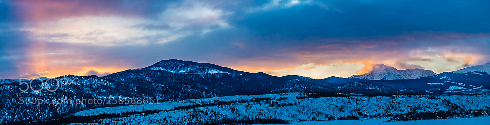 Sony a6300 sample photo. Sunset in summit county photography