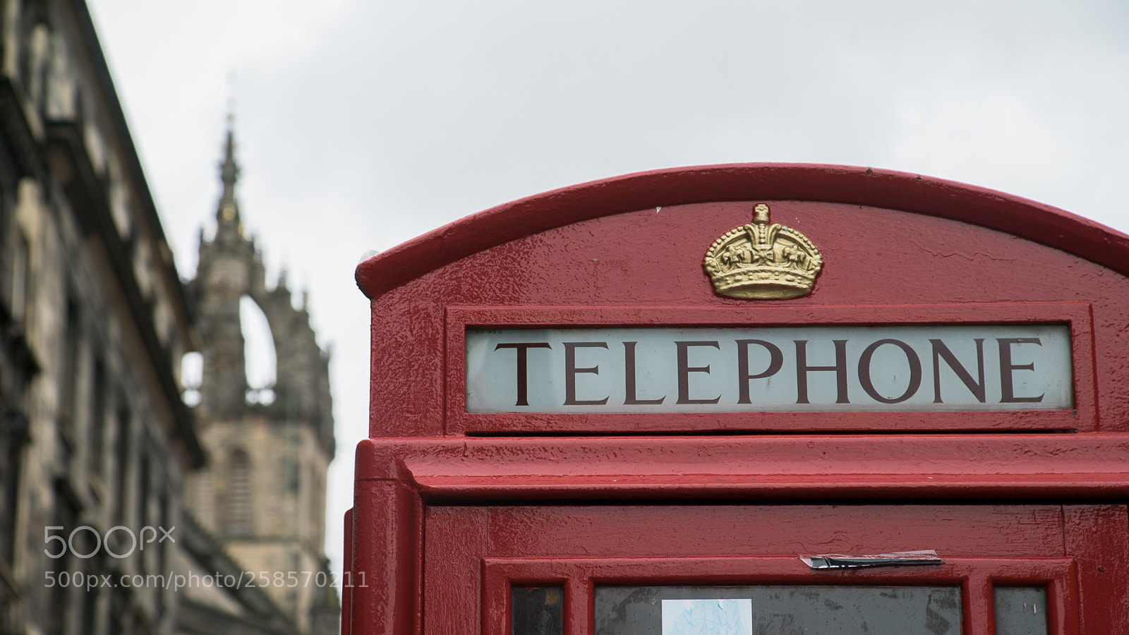 Sony a7S II sample photo. Edinburgh red box photography