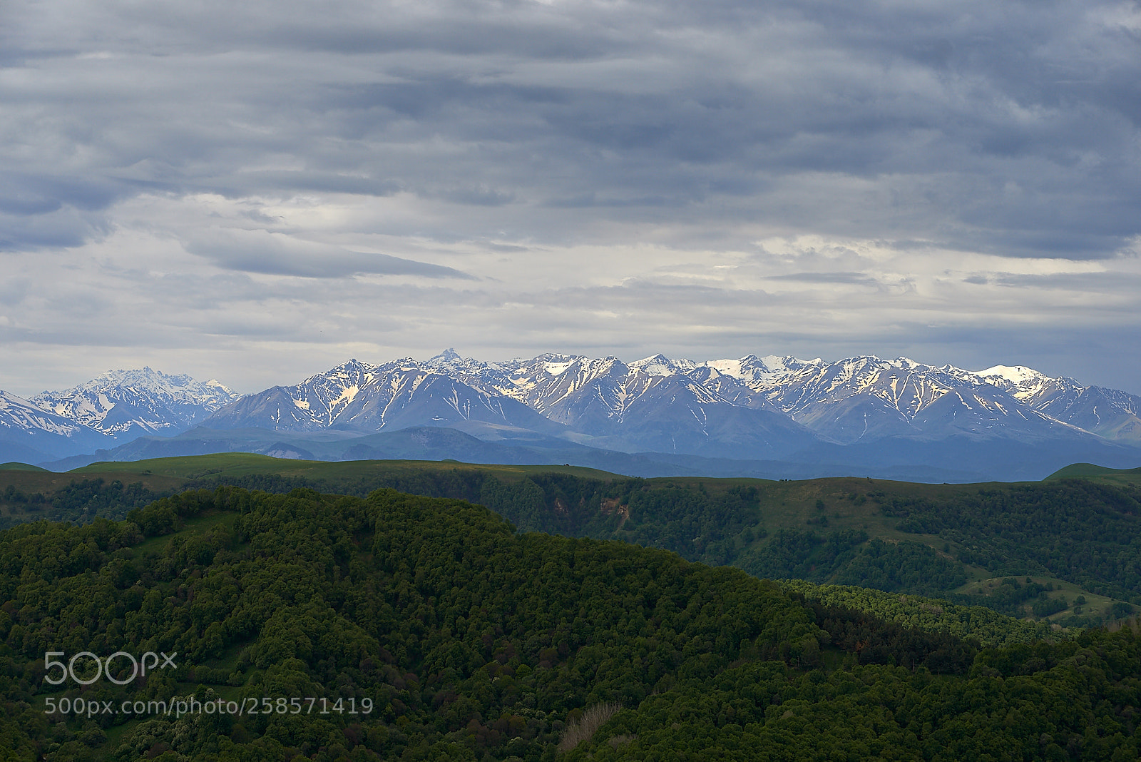 Nikon D600 sample photo. The big caucasus range photography