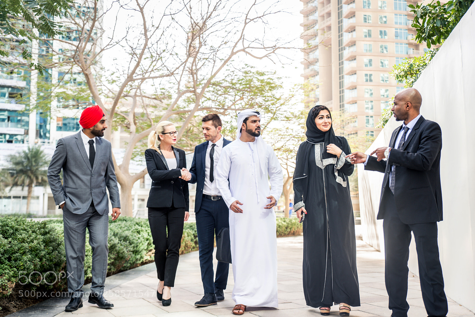 Nikon D610 sample photo. Business team in dubai photography