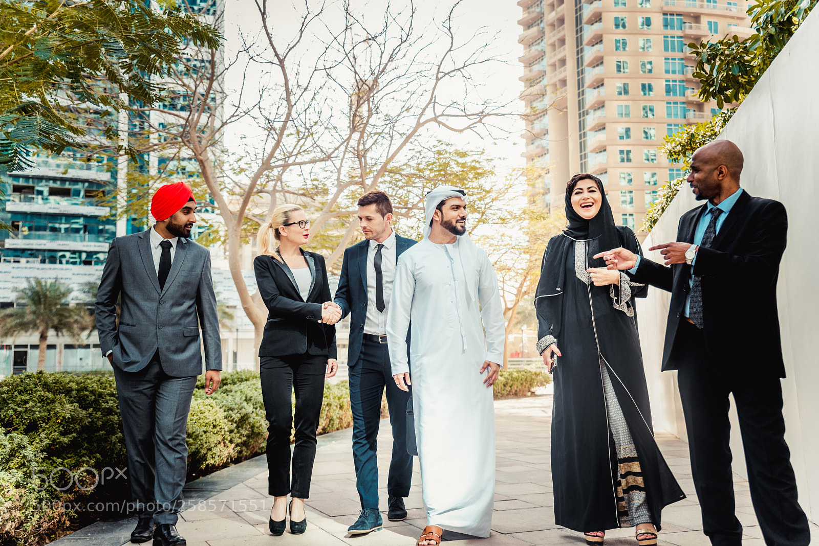 Nikon D610 sample photo. Business team in dubai photography