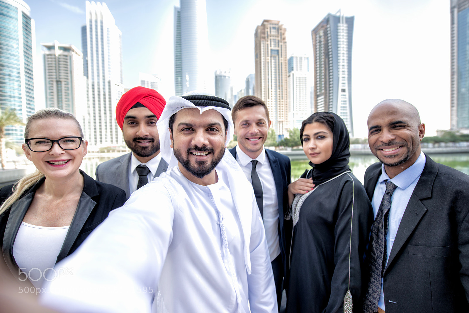 Nikon D610 sample photo. Business team in dubai photography