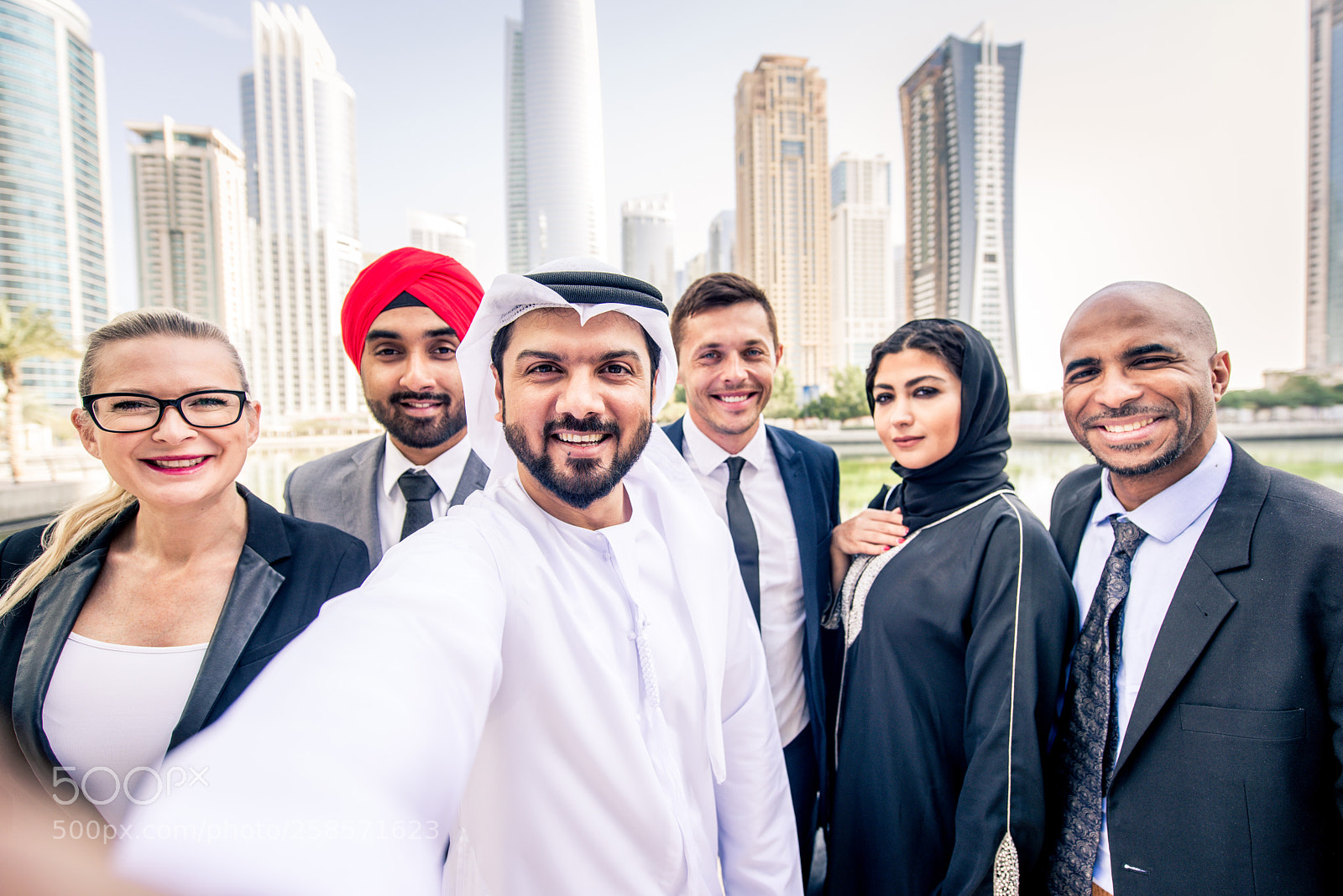 Nikon D610 sample photo. Business team in dubai photography