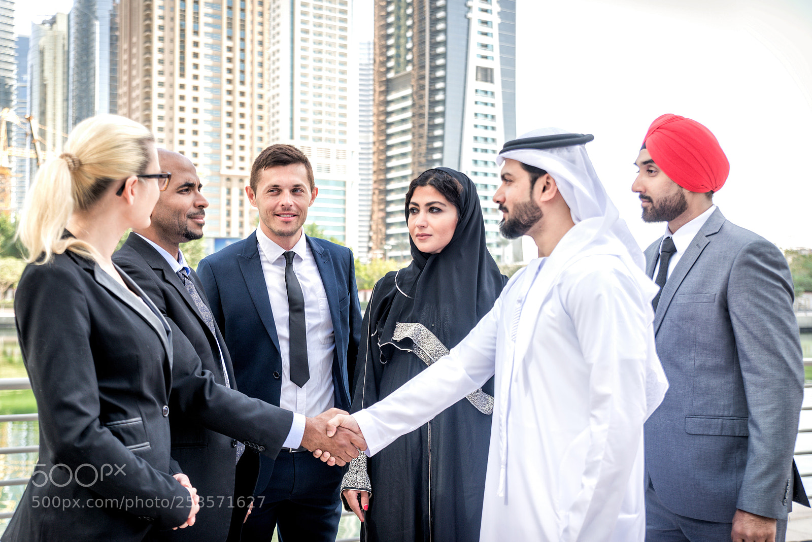 Nikon D610 sample photo. Business team in dubai photography