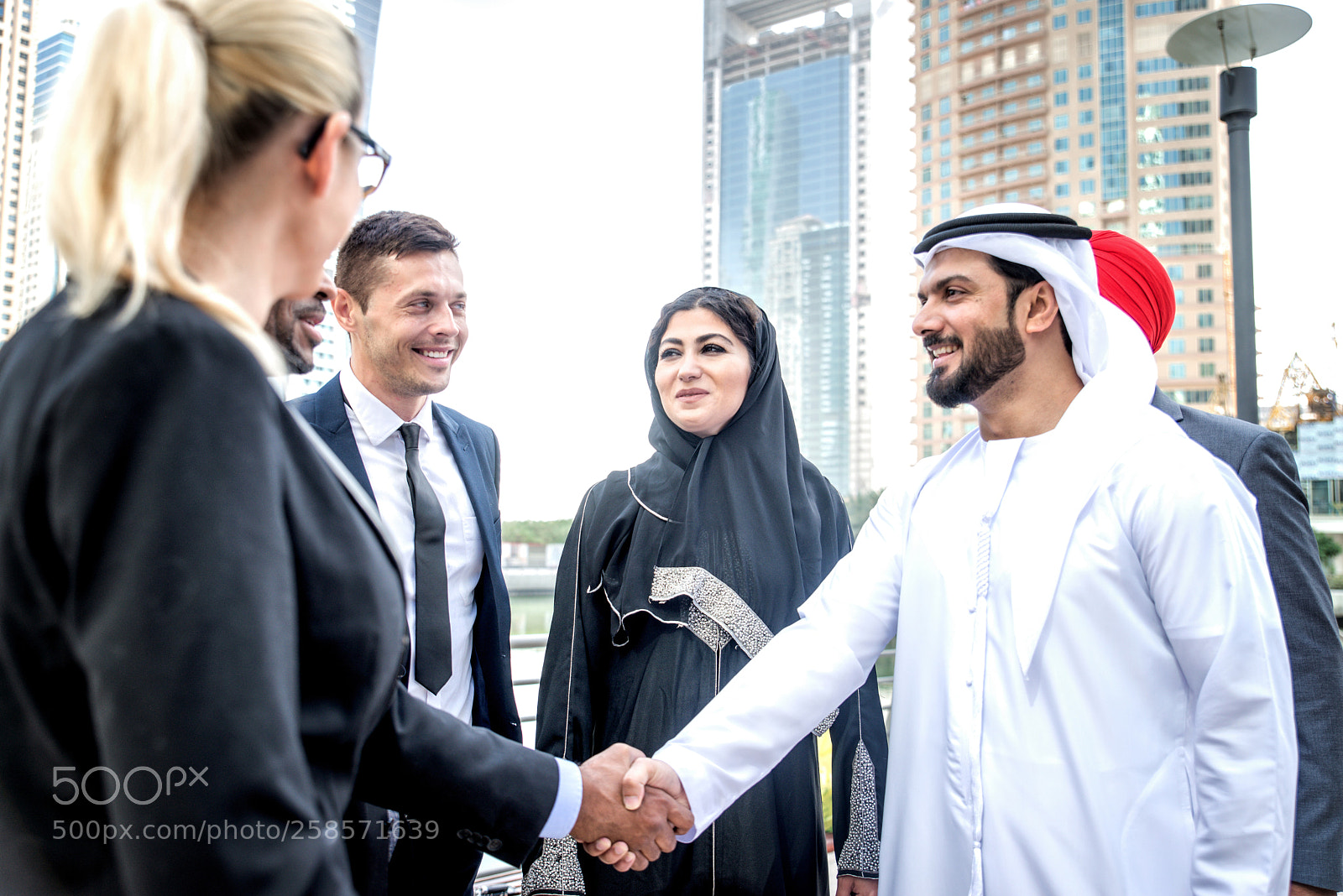 Nikon D610 sample photo. Business team in dubai photography
