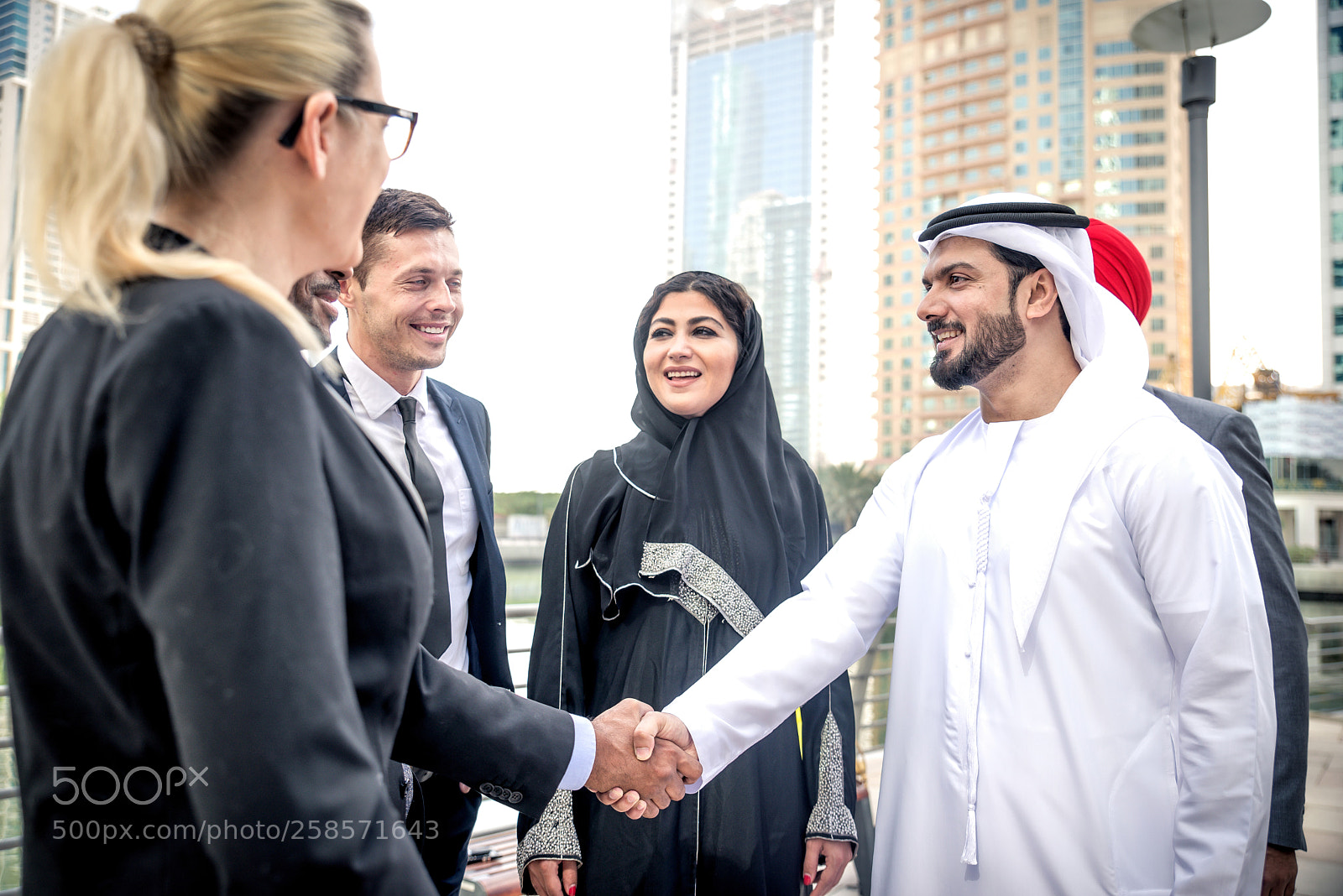 Nikon D610 sample photo. Business team in dubai photography