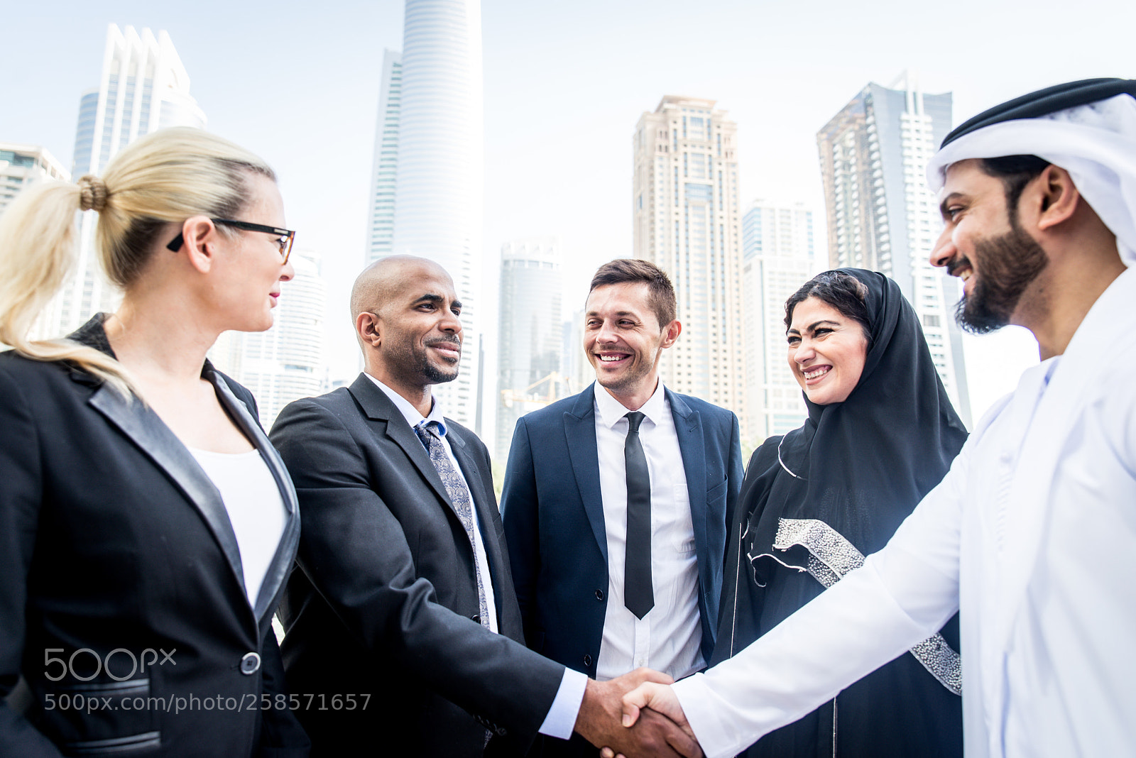Nikon D610 sample photo. Business team in dubai photography