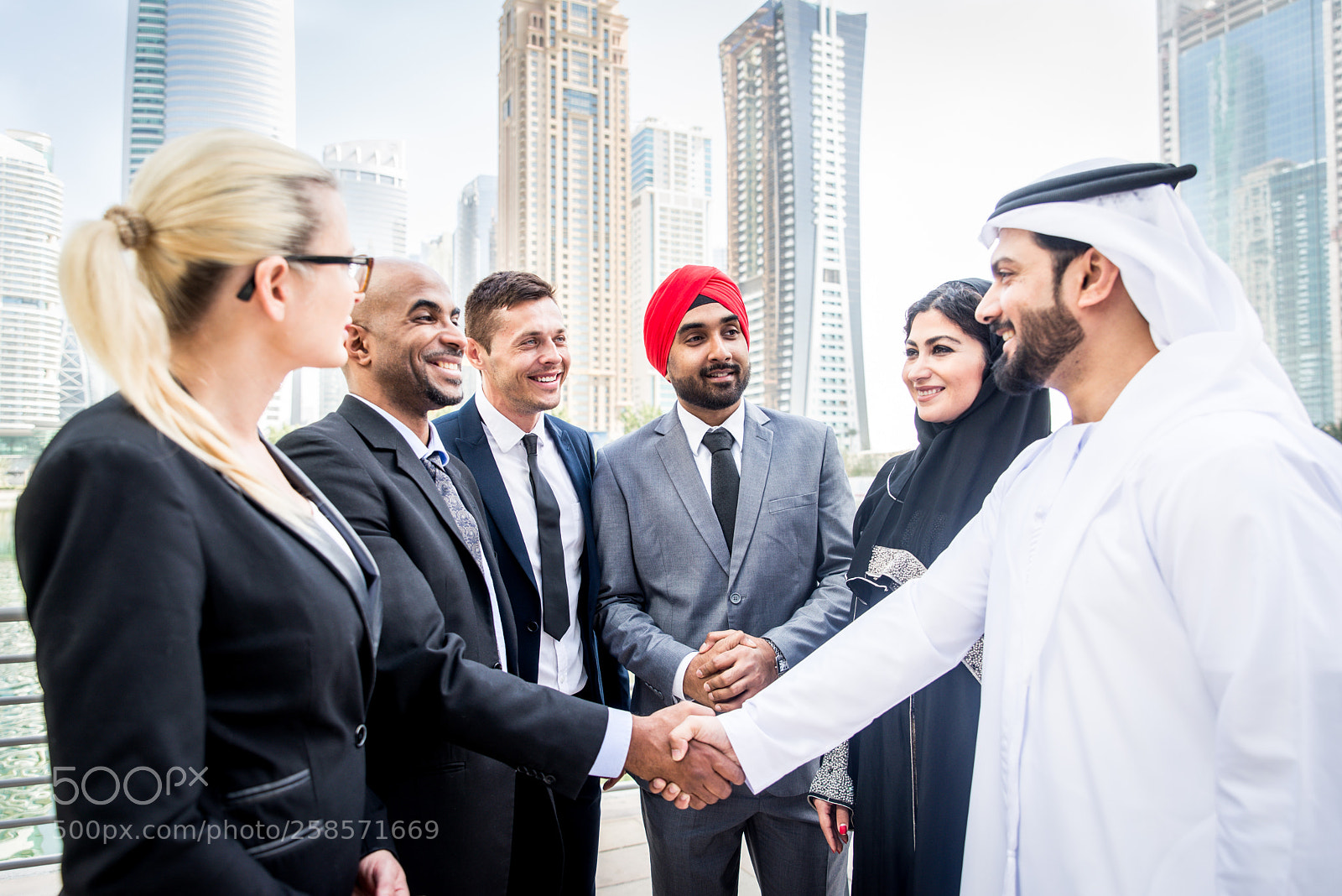 Nikon D610 sample photo. Business team in dubai photography