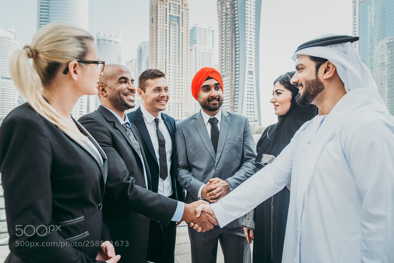 Nikon D610 sample photo. Business team in dubai photography
