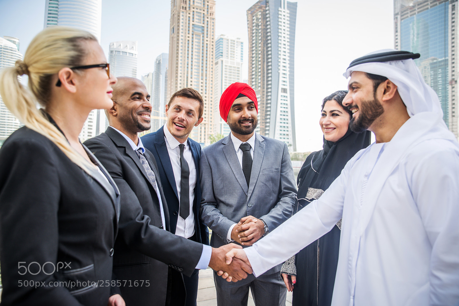 Nikon D610 sample photo. Business team in dubai photography