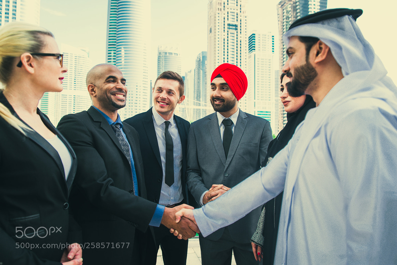 Nikon D610 sample photo. Business team in dubai photography