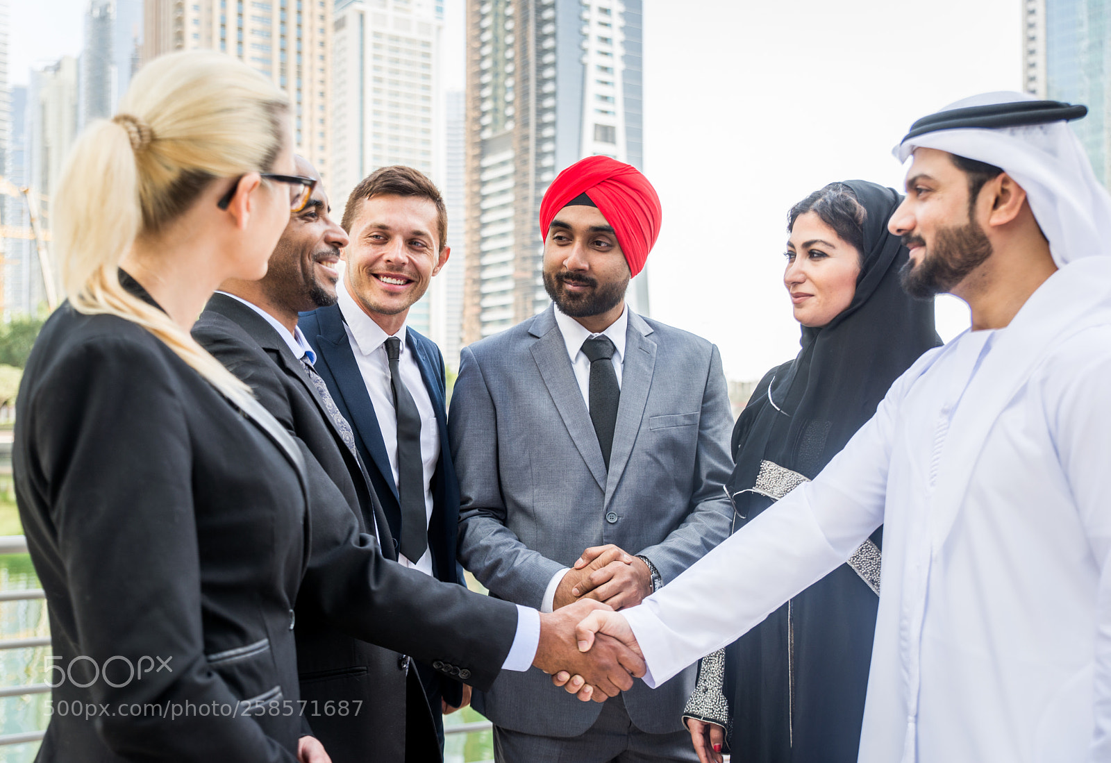Nikon D610 sample photo. Business team in dubai photography