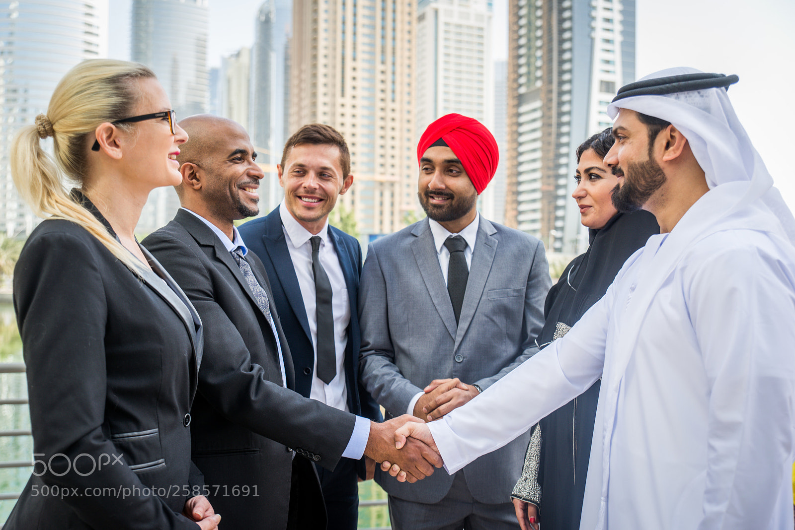 Nikon D610 sample photo. Business team in dubai photography